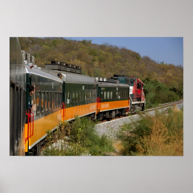 Mexico, Chihuahua, Copper Canyon. Views from Poster (Front)