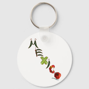 Mexico Chilli Peppers Key Ring
