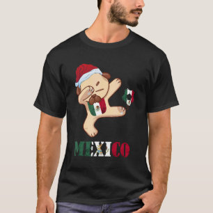 Mexico Christmas Pug Dog Mexican Soccer Team Mexic T-Shirt