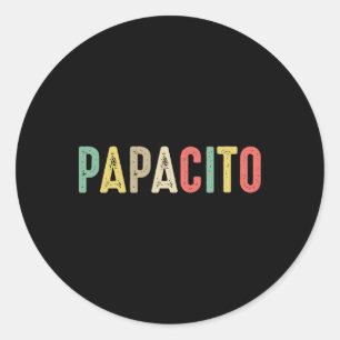 Mexico Cinco De Mayo Papacito Classic Round Sticker