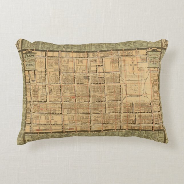 Mexico City 3 Decorative Cushion (Front)