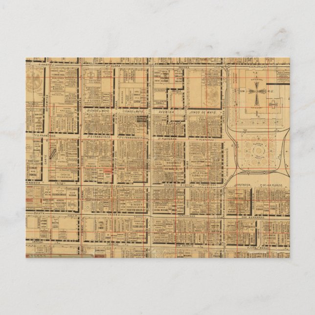 Mexico City 3 Postcard (Front)