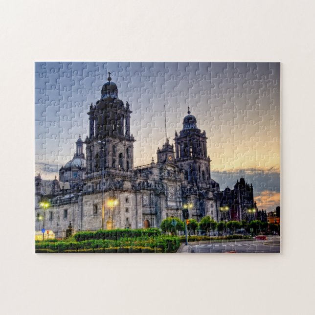 Mexico City Cathedral Jigsaw Puzzle (Horizontal)