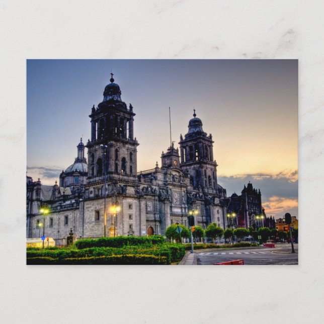 Mexico City Cathedral Postcard (Front)