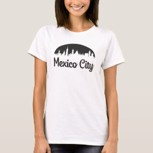 Mexico City Cityscape Skyline Trip Funny Gift Idea T-Shirt