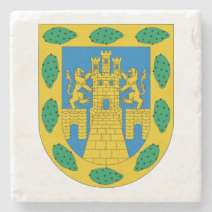 Mexico City Coat of Arms Stone Coaster