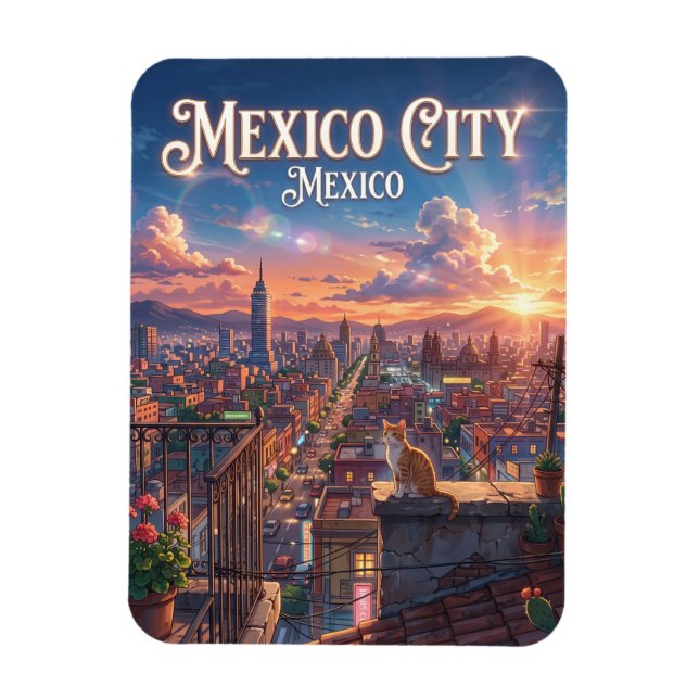Mexico City Magnet (Vertical)