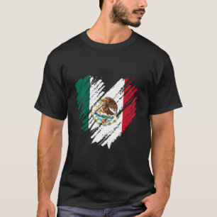 Mexico City Mexican Flag He Mexico T-Shirt
