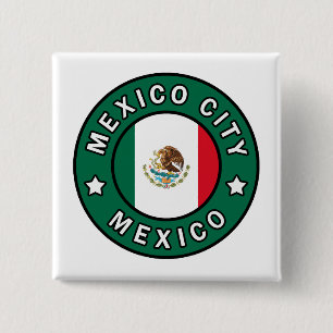 Mexico City Mexico 15 Cm Square Badge