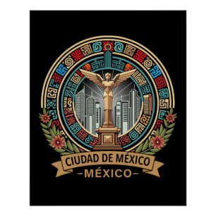 Mexico City Mexico Central America Poster