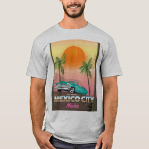 Mexico City , mexico holiday poster T-Shirt