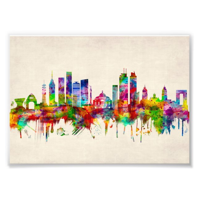 Mexico City Mexico Skyline Photo Print (Front)