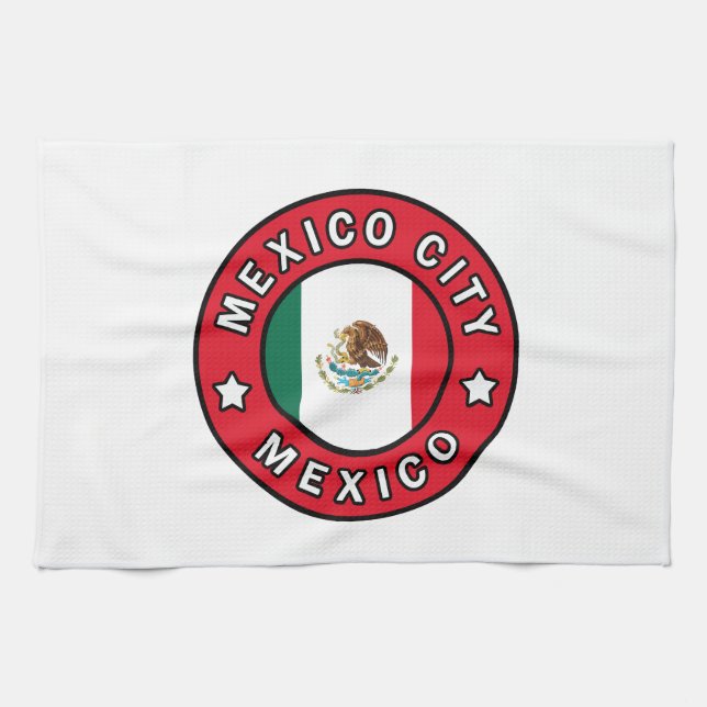 Mexico City Mexico Tea Towel (Horizontal)