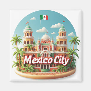 Mexico City Mexico Travel Gift For Explorers 🗺️ Magnet