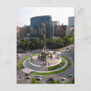 Mexico City Paseo de la Reforma Postcard