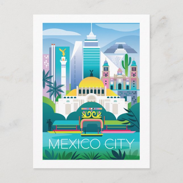Mexico City Postcard (Front)