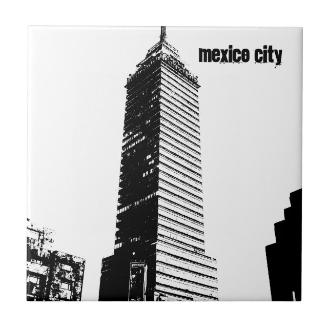 Mexico City Seguros Latinos Tile (Front)