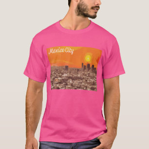 Mexico City Skyline Design T-Shirt