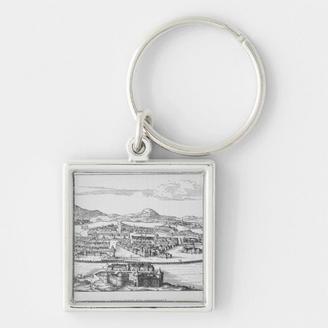 Mexico City Under the Conqueror Key Ring (Front)