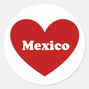 Mexico Classic Round Sticker