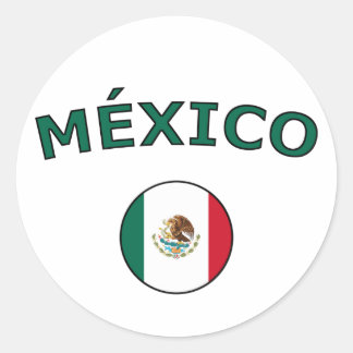 Mexico Classic Round Sticker