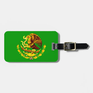 Mexico COA Gold Luggage Tag