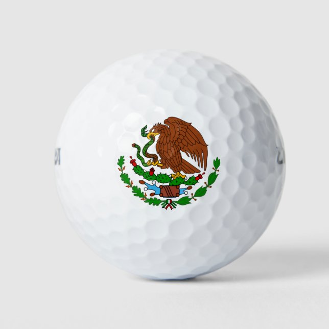Mexico Coat arms Golf Balls (Front)