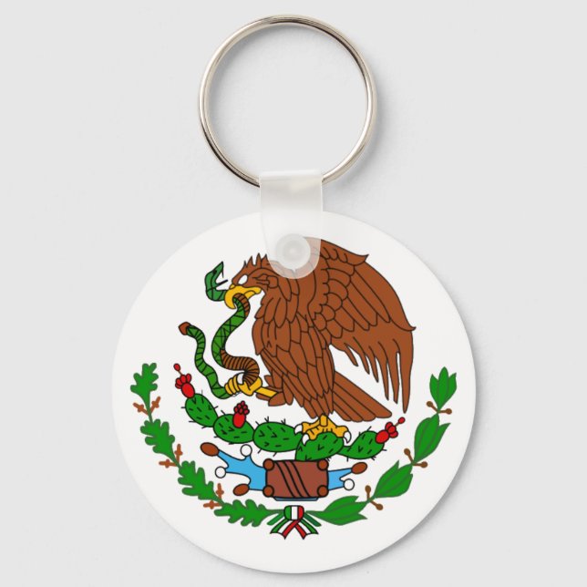Mexico Coat arms Key Ring (Front)