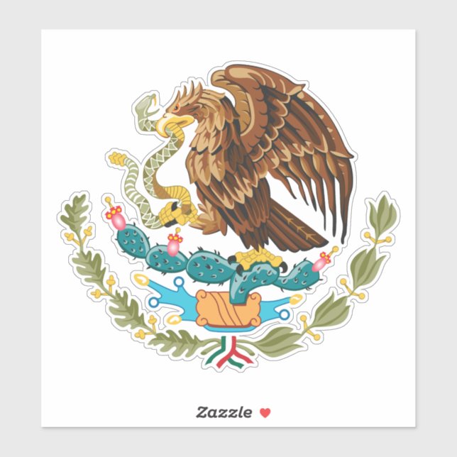Mexico Coat of Arms - Flag of Mexico (Sheet)