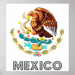Mexico Coat of Arms Poster