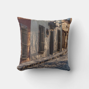 Mexico Cobblestone Street Cushion