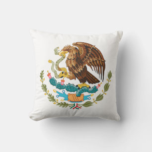 Mexico country coat arms symbol emblem flag eagle cushion