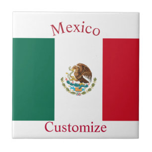 Mexico Country Flag Thunder_Cove Tile
