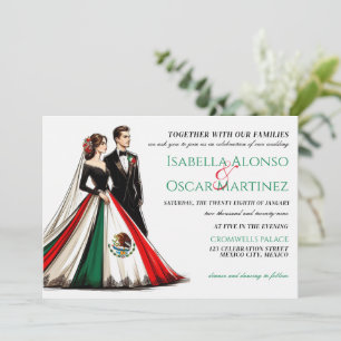 Mexico Couple Wedding Invitation