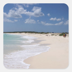 Mexico, Cozumel, Punta Morena, the east coast of Square Sticker
