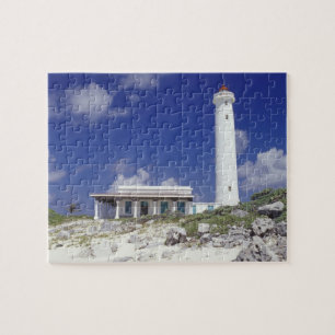 Mexico, Cozumel. Punta Sur Celarain Lighthouse. Jigsaw Puzzle