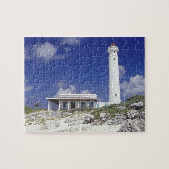 Mexico, Cozumel. Punta Sur Celarain Lighthouse. Jigsaw Puzzle (Horizontal)