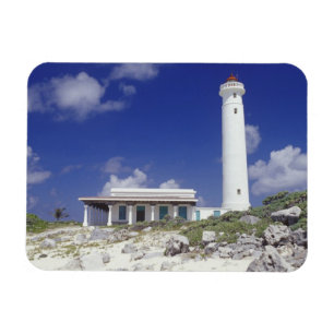 Mexico, Cozumel. Punta Sur Celarain Lighthouse. Magnet