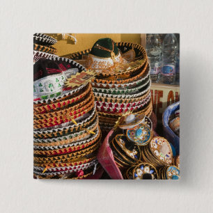 Mexico, Cozumel. Souvenirs in Isla de Cozumel 15 Cm Square Badge