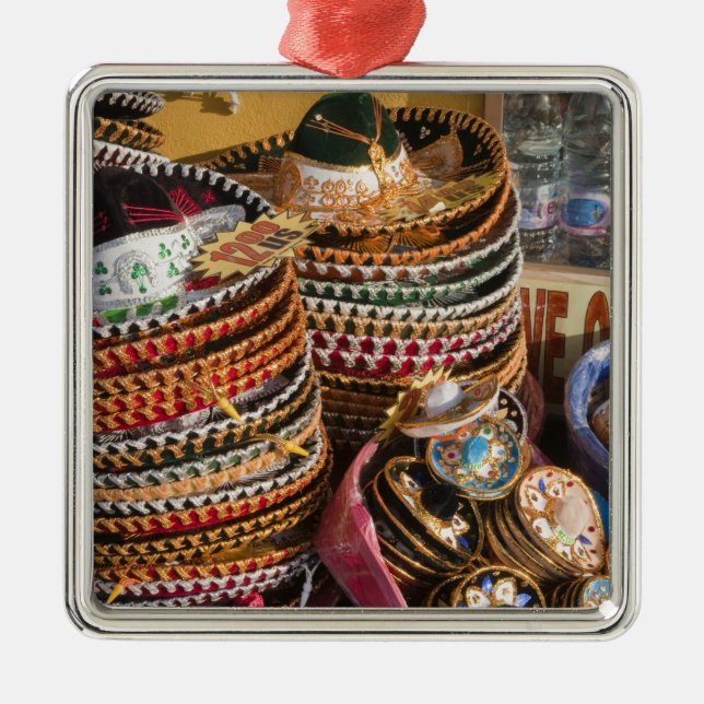 Mexico, Cozumel. Souvenirs in Isla de Cozumel Metal Tree Decoration (Front)