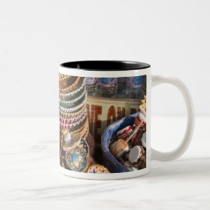 Mexico, Cozumel. Souvenirs in Isla de Cozumel Two-Tone Coffee Mug