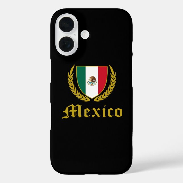 Mexico Crest Case-Mate iPhone Case (Back)