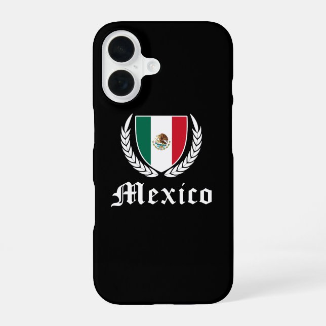 Mexico Crest iPhone 16 Case (Back)