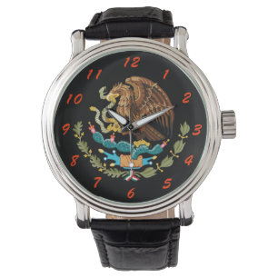 Mexico Custom Coat of Arms Wristwatch