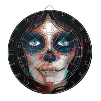 Mexico Day of the Dead Vacation print Dartboard