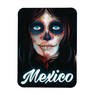 Mexico Day of the Dead Vacation print Magnet