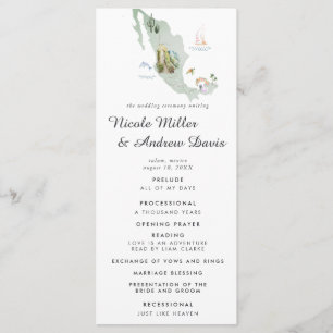 Mexico   Destination Wedding Ceremony Program Programme