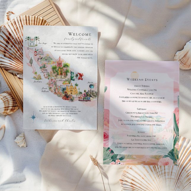 Mexico | Destination Wedding Itinerary Map (Creator Uploaded)