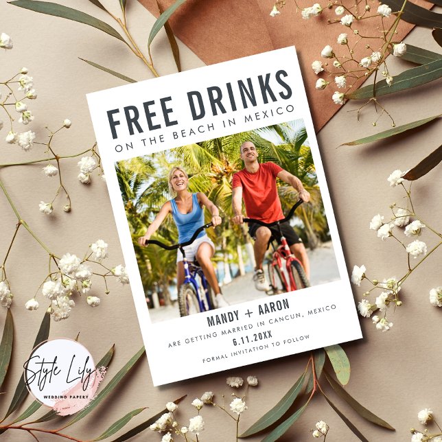 Mexico Destination Wedding Photo  Save The Date (Creator Uploaded)