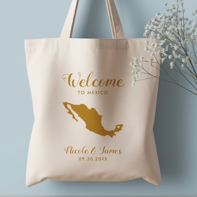 Mexico Destination Wedding Welcome Bag,  Tote Bag (Creator Uploaded)